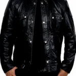 Welcome To The Punch James McAvoy Black Leather Jacket