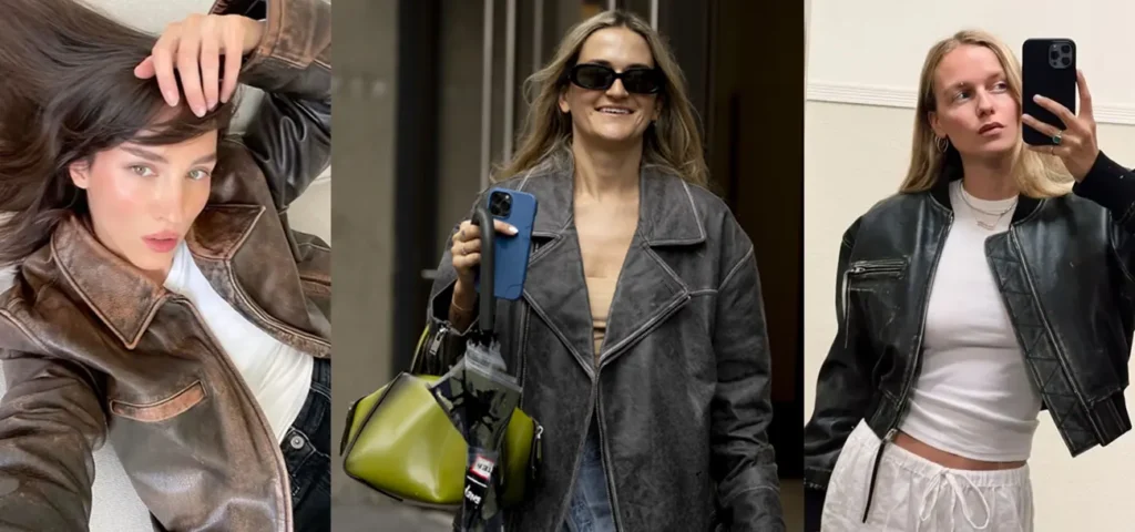 What makes a leather jacket the perfect vintage piece