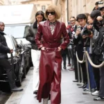 Womenswear Spring Summer 2025 Anna Wintour Leather Coat