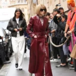 Womenswear Spring Summer Anna Wintour Leather Coat
