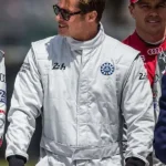 Brad Pitt Movie Formula 1 2025 Sonny Hayes White Jumpsuit