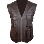 Chris Pratt Owen Jurassic World Leather Vest