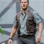 Chris Pratt Owen Jurassic World Premium Leather Vest