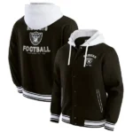 Las Vegas Raiders Darius Rucker Black Full-Snap Hoodie Jacket