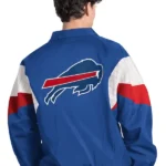 Men's Buffalo Bills Starter Royal Yard Line Full-Zip Jacket Back