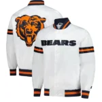 Men's Chicago Bears Starter White Varsity Jacket