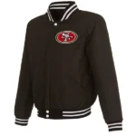 Men's San Francisco 49ers JH Design Reversible Fleece Full-Snap Jacket