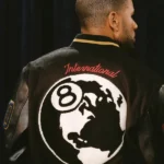 Stussy 8 Ball 40th Anniversary IST Varsity Jacket Back
