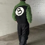 Stussy 8 Ball Sherpa Reversible Jacket ‘Green’
