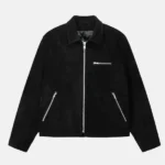 Stussy 8 Ball Suede Bing Black Jacket