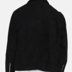 Stussy 8 Ball Suede Bing Jacket Black Back