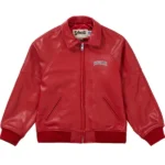 Supreme AW19 Martin Wong Red 8 Ball Leather Jacket
