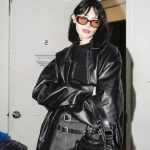 Aelfric Eden Womens Leather Jacket Oversized