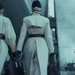 Andor S02 Denise Gough White Cotton Coat Back