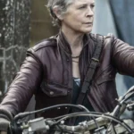 Carol Peletier The Walking Dead Daryl Dixon S02 Maroon Jacket
