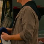 Cobra Kai William Zabka Grey Jacket Back