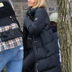 Dexter Resurrection Uma Thurman Black Puffer Coat