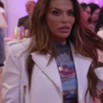 Dolores Catania Real Housewives of New Jersey White Leather Jacket