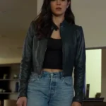 FUBAR S02 Monica Barbaro Black Leather Jacket