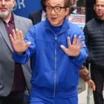 Good Morning America Jackie Chan Blue Jacket