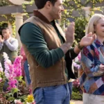 Grosse Pointe Garden Society Brett Navson Brown Denim Vest