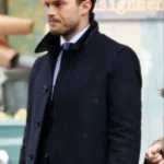Jamie Dornan Fifty Shades Freed Blue Coat