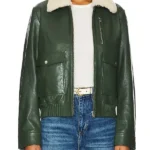 Jenn Tran The Bachelorette Green Leather Jacket