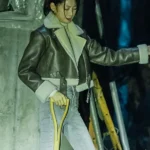 Karma 2025 Gong Seung-yeon Black Leather Jacket