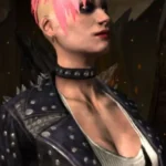 Mortal Kombat 11 Cassie Cage Punk LEather Jacket