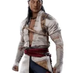 Mortal Kombat 2023 Liu Kang White Cotton Jacket