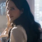 Rachel Brosnahan Superman Lois Lane Blue Vest