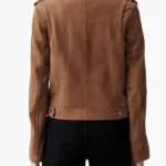 Royal-ish Nichole Sakura Suede Jacket Back