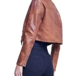 Ruth Negga Presumed Innocent Leather Jacket Back