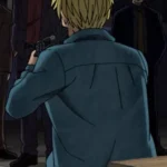 Sakamoto Days Shin Asakura Blue Bomber Jacket Back