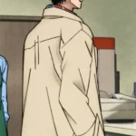 Sakamoto Days Yoichi Nagumo Beige Wool Coat Back