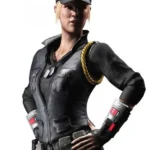 Sonya Blade Mortal Kombat X Soldier Black Leather Vest