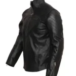 Superman Full Black Leather Jacket