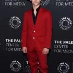 Tanner Buchanan Tv Series Cobra Kai Premiere Event Red Blazer
