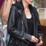The 355 Jessica Chastain Leather Jacket