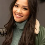 The Bachelorette Jenn Tran Green Bomber Leather Jacket