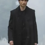 Tom Sturridge The Sandman Black Wool Coat