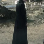 Tom Sturridge The Sandman Wool Black Coat Back