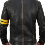 Welcome to Plathville S06 Ethan Plath Motorcycle Brown Leather Jacket Back
