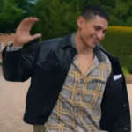 Amir El-Masry Giant Black Leather Jacket