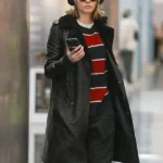 Cara Delevingne Fur Shawl Collar Coat
