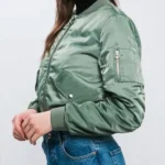 Emma Myers A Good Girl’s Guide to Murder Bomber Jacket