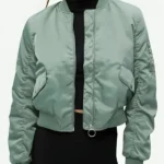 Emma Myers A Good Girl’s Guide to Murder Green Jacket