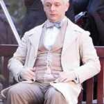Fantasy Series Good Omens Aziraphale Michael Sheen Cotton Coat
