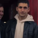 Giant 2025 Amir El Masry Black Trucker Leather Jacket