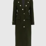 Heart Radio Event Amanda Holden Military Green Coat